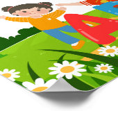 Poster Alphabet et numéros éducatifs (Coin)