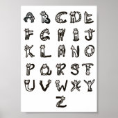 Poster - Alphabet Feline (Devant)