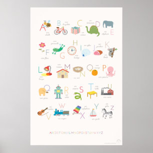Poster alphabet français