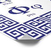 Poster alphabet grec (Coin)