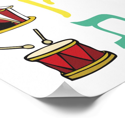 Poster alphabet hébreu (Coin)