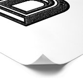 Poster Alphabet Lettre Nom Art (Coin)