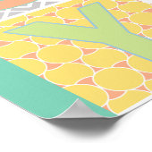 Poster Alphabet moderne (Coin)