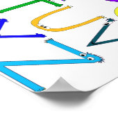 Poster Alphabet Monster (Coin)