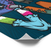 Poster Alphabet Monster (Coin)