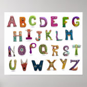 Poster Alphabet Monster (Devant)
