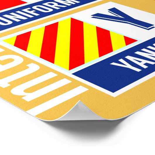 Poster Alphabet Nautique (Coin)