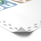 Poster alphabet oiseaux (Coin)