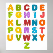 Poster Alphabet pour enfants (Devant)