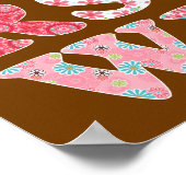 Poster Alphabet pour fille (Coin)