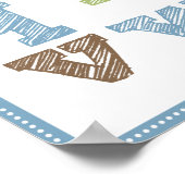 Poster Alphabet pour la pépinière (Coin)