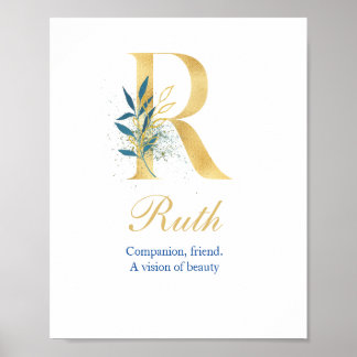 Poster Alphabet R Imprimer Nom initial Signification Post
