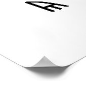 Poster Alphabet Runique [Futhorc] (Coin)