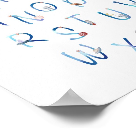 Poster Alphabet spatial (Coin)