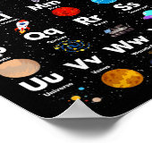Poster Alphabet spatial Astronomie Enseignant en sciences (Coin)