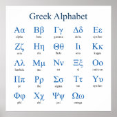 Poster Alphabet Square (Voorkant)
