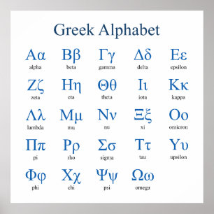 Poster Alphabet Square