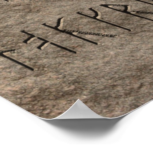 Poster Alphabet viking (Coin)