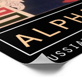 Poster Alphabétique III (Coin)