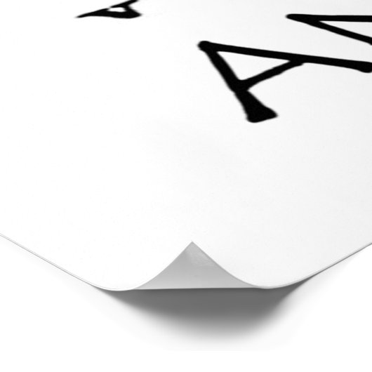 Poster Alphabets anciens (Langues anciennes) (Coin)