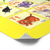 Poster Alphabets : Mon ABC avec 26 animaux (Coin)