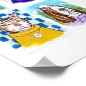 Poster Alphapets de A à Z par Clancy (Coin)
