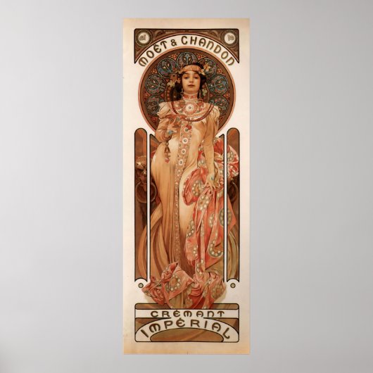 Poster Alphons Mucha Cremant impérial (Devant)