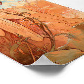 Poster Alphons Mucha été (Coin)