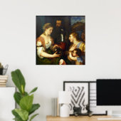 Poster Alphonse d'Alvalos, Marquis du Vasto - Titien (Bureau à domicile)