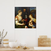 Poster Alphonse d'Alvalos, Marquis du Vasto - Titien (Cuisine)