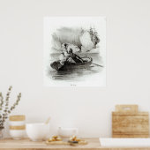 Poster Alphonse de Lamartine et Elvire (Cuisine)