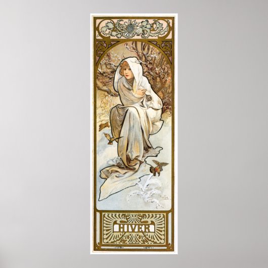 Poster Alphonse Mucha (Devant)