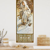 Poster Alphonse Mucha (Cuisine)