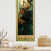 Poster Alphonse Mucha (Cuisine)