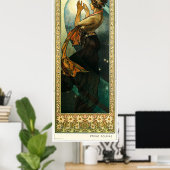 Poster Alphonse Mucha (Bureau à domicile)