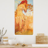 Poster Alphonse Mucha (Cuisine)