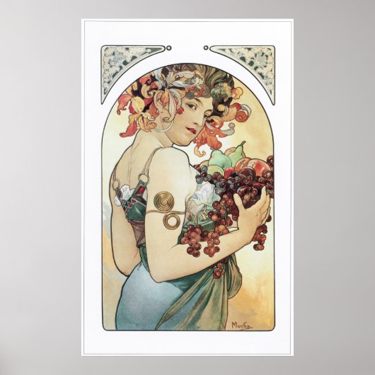 Poster Alphonse Mucha (Devant)