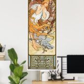 Poster Alphonse Mucha (Bureau à domicile)