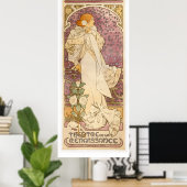 Poster Alphonse Mucha (Bureau à domicile)