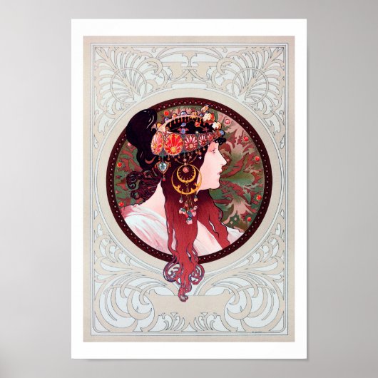 Poster Alphonse Mucha (Devant)