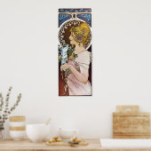 Poster Alphonse Mucha (Cuisine)