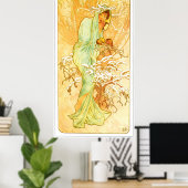 Poster Alphonse Mucha (Bureau à domicile)