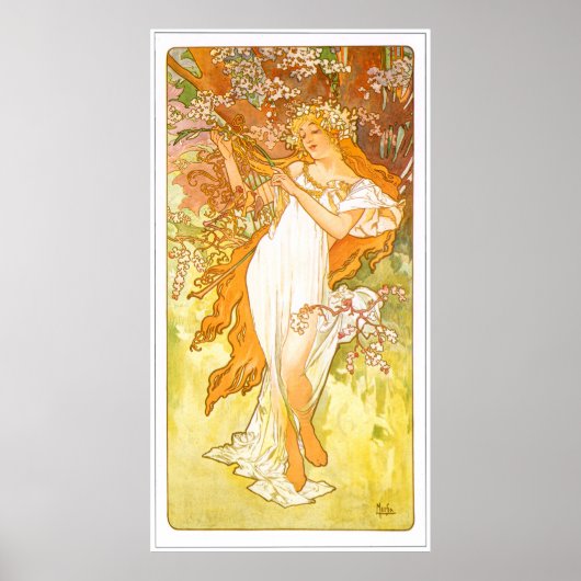 Poster Alphonse Mucha (Devant)