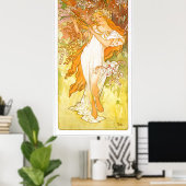 Poster Alphonse Mucha (Bureau à domicile)