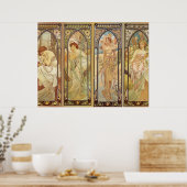 Poster Alphonse Mucha - Art Nouveau Master (Cuisine)
