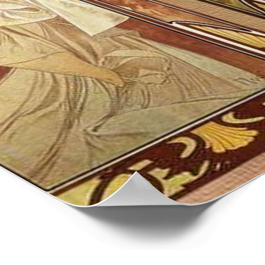 Poster Alphonse Mucha - Art Nouveau Master (Coin)