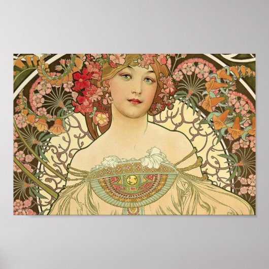 Poster Alphonse Mucha - Art Nouveau Master (Devant)