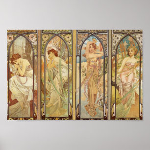 Poster Alphonse Mucha – Art Nouveau Master