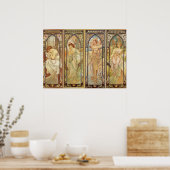 Poster Alphonse Mucha - Art Nouveau Master (Cuisine)