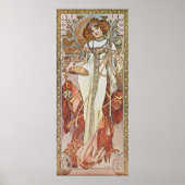 Poster Alphonse Mucha. Automne/Automne, c.1903 (Devant)
